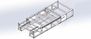Integrated casting frame